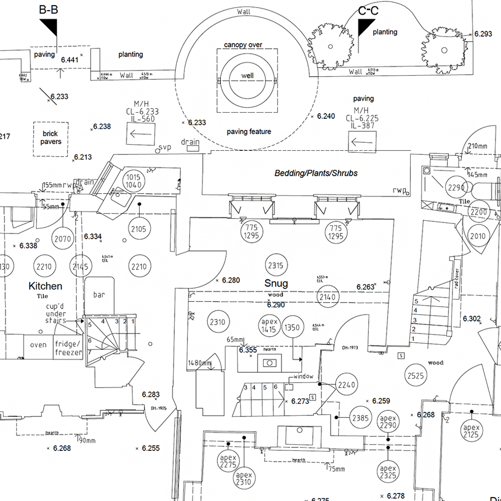 Complete Survey Building Plan